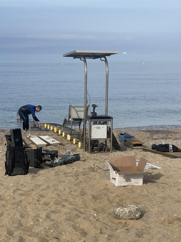 Ολοκληρώθηκε η Τοποθέτηση του SEATRAC στην Ελεύθερη Παραλία της Βούλας