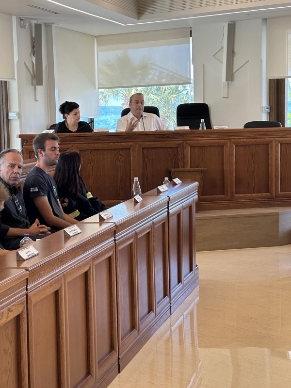 Συνεδρίαση του Επιχειρησιακού Συντονιστικού Οργάνου Πολιτικής Προστασίας Δήμου Βάρης Βούλας Βουλιαγμένης